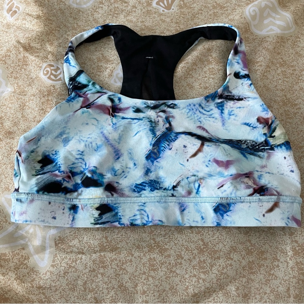 Lululemon Invigorate Sports Bra Exposure Multi Size 6